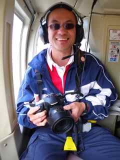 Aerial Photography. Getting ready to take some aerial photos.